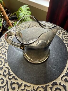 Smoked Glass Pitcher - Classic Elegant Serving Pitcher